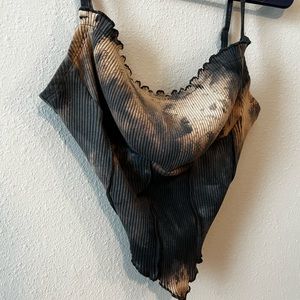 Black and Brown Tank top